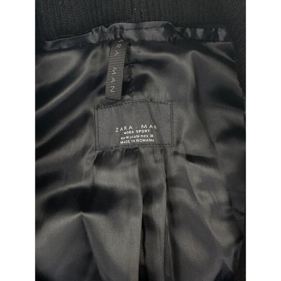 Zara Man Trenchcoat in Black - Picture 2 of 3